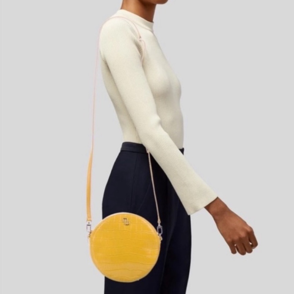 Maje Yellow Circle Crossbody